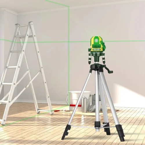 Vista 7 de Firecore Trípode láser ajustable de aleación de aluminio de 60 pulgadas, con nivel de burbuja y adaptador de trípode adicional de 5/8 "-11 -FT1500D