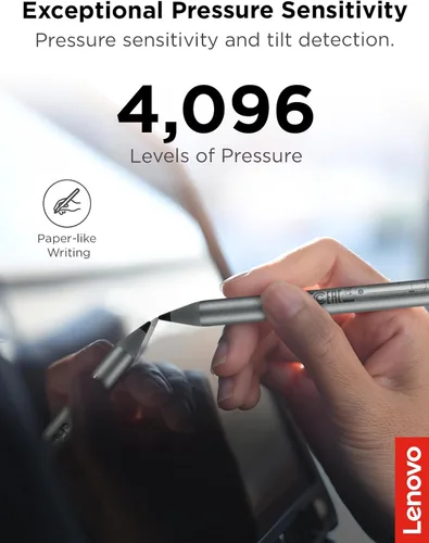 Vista 3 de Lenovo USI Pen 2 Magnetic for Chromebooks, Precision Tilt Feature Stylus Pencil, AAAA Battery, USI 2.0 Compatibility, Perfect for Students