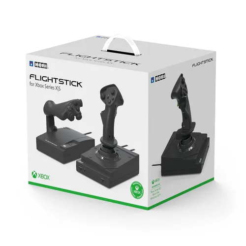 Vista 5 de HORI HOTAS Flight Stick Designed for Xbox Series XS, Xbox One and PC - Officially Licensed By Microsoft