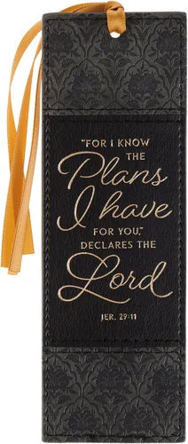 Vista 32 de Christian Art Gifts - Marcapáginas premium de piel sintética vegana con escritura bíblica para mujeres: Cuando ella habla - Proverbios 31:26, Marrón