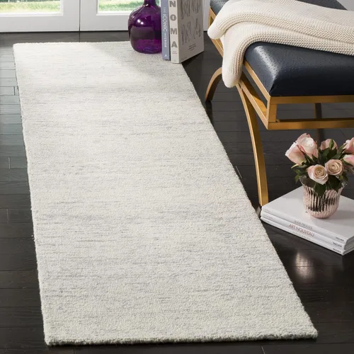 Vista 14 de SAFAVIEH Himalaya Collection - Alfombra decorativa de 2 x 3 pies, color plateado, hecho a mano, ideal para zonas de alto tráfico en entrada, sala