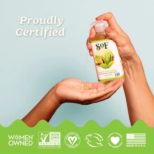 Vista 7 de SoF - Jabón nutritivo para manos, con algas marinas hidratantes, coco y aceite de oliva, vegano y sin OMG, libre de ftalatos, sulfatos y parabenos