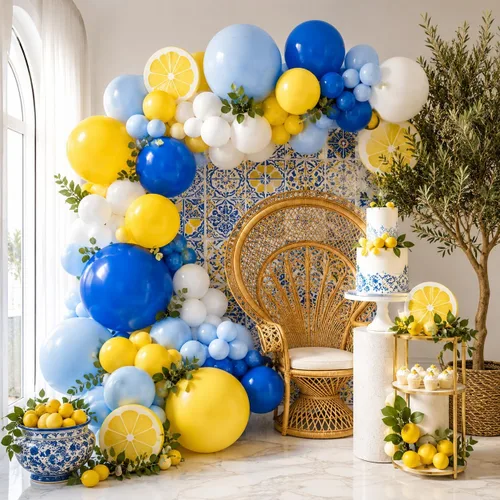 Vista 10 de Jobkoo Kit de Guirnalda de Arco de Globos de Videojuegos con Globos de Papel Metálico de Controlador de Juego Globos de Látex Azules Verdes Negros