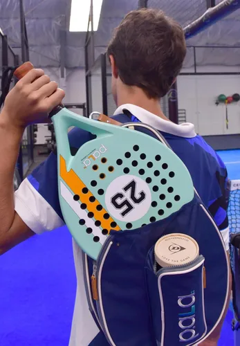 Vista 10 de Pala de pádel Mónaco Carbon Soft - Mint PALA, pala Lite con fibra de carbono, ideal para principiantes