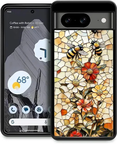Vista 97 de Compatible con Google Pixel 4A 5G Mobile Case Creative Acrylic Back Panel Silicona Edge Case Slim Protección Especialmente para Google Pixel 4A 5G