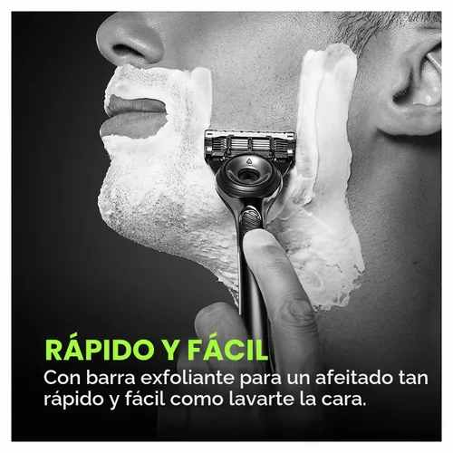 Vista 5 de Gillette Labs - Recambios de cuchilla de afeitar para hombre con barra exfoliante, compatible con maquinillas de afeitar Gillette Labs, 10 cartuchos