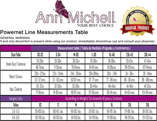 Vista 6 de Ann Michell 5055 Eva Powernet Chaleco - Sin Látex Negro Fajas Colombianas Chaleco