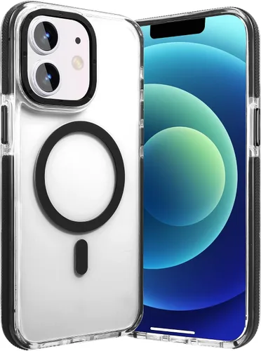Vista 84 de Funda magnética diseñada para iPhone 11, [probada contra caídas de grado militar] [compatible con MagSafe] Funda protectora delgada translúcida mate