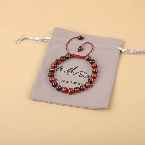 Vista 62 de AD Beads Pulseras de piedras preciosas unisex de 0.315 pulgadas (0.315 in), macramé curativo ajustable de 7 a 9 pulgadas Usa esta pulsera