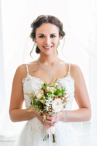 Vista 5 de Paxuan Juego de aretes de pulsera de cristal de diamantes de imitación plateados y dorados para mujeres, novias, damas de honor, juego de aretes
