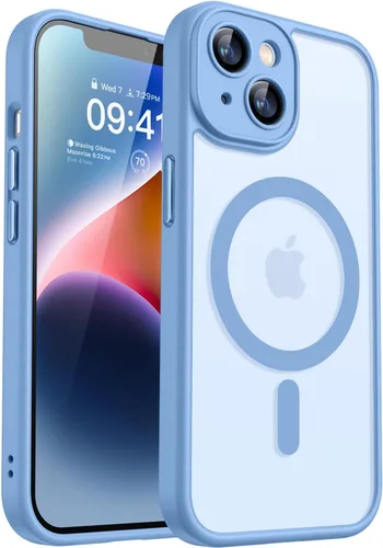 Vista 122 de CANSHN Funda magnética compatible con iPhone Air (6.5 pulgadas), mejorada [protección completa de la cámara] [compatible con Magsafe]