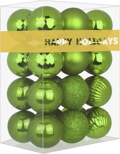 Vista 22 de Esferas pequeñas de bronce de 1.6 pulgadas para decoración del árbol de Navidad, adornos inastillables para cumpleaños, Halloween, vacaciones, boda