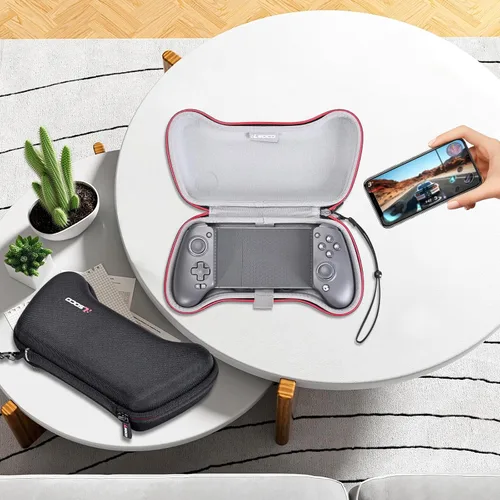 Vista 7 de RLSOCO Funda de transporte para GameSir G8 Plus MFi controlador de teléfono y GameSir G8 Plus/G8+ Bluetooth controlador de juegos móvil (solo funda)