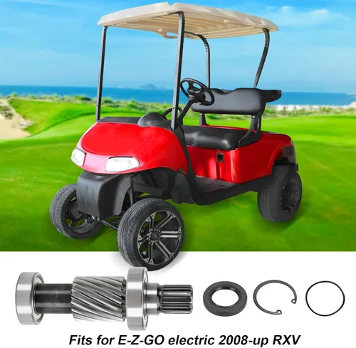 Vista 6 de Roykaw Kit de eje de entrada para carrito de golf, resorte de cierre, sello de aceite, sello de junta tórica para modelos eléctricos EZGO RXV