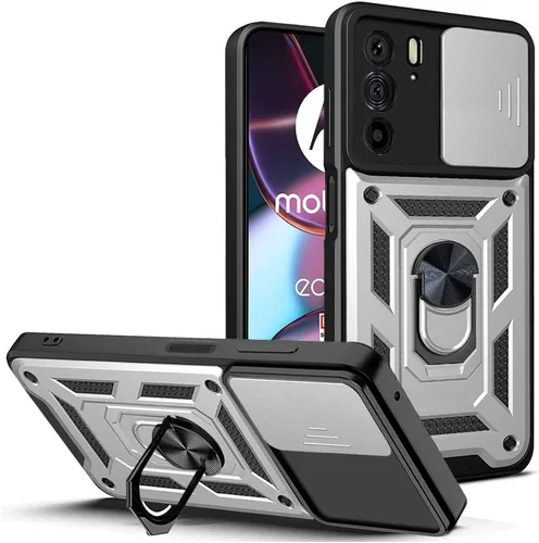 Vista 76 de Compatible con carcasa de soporte Infinix Zero Ultra 5G, con cubierta de lente de cámara deslizante compatible con funda Infinix Zero Ultra 5G Negro