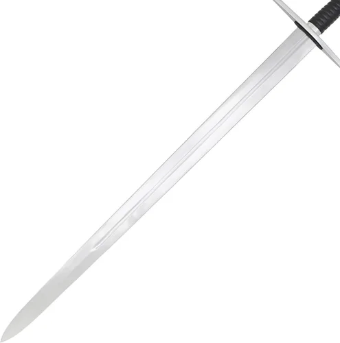 Vista 3 de Medieval Knights Templar - Espada larga con vaina, 41.25 pulgadas, guardia de acero, envuelta en madera dura