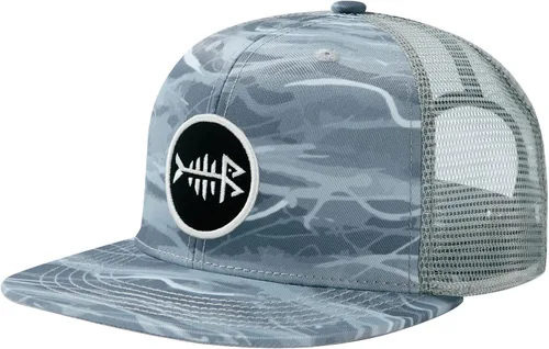 Vista 25 de BASSDASH Gorra de Camionero de Ala Plana Ajustable con Snapback y Malla para Hombres y Mujeres Verde militar