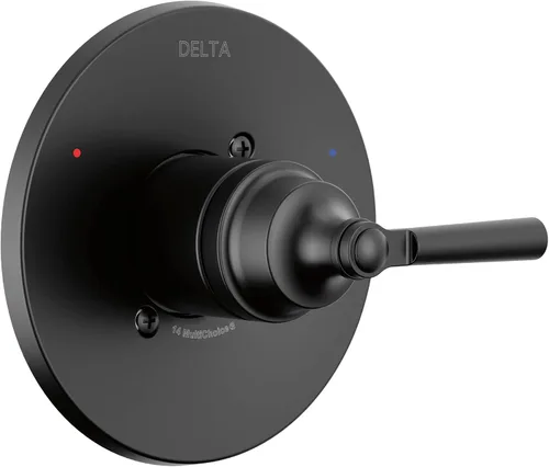 Vista 8 de Delta Saylor Serie 14 Kit de ajuste de válvula de una sola función, juego de mango cromado para sistema de grifo de ducha, cromado T14035