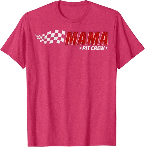 Vista 28 de Mama Pit Crew Race Car Birthday Family Matching Pit Crew Camiseta