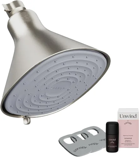 Vista 10 de Canopy Cabezal de ducha filtrado, filtro de cabezal de ducha de alta presión para agua dura, filtro de ducha para eliminar impurezas para cuero