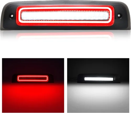 Vista 9 de Luz de freno LED de reemplazo para tercera luz para Ram 1500 1994-1997 y 1999-2001 / Ram 2500 3500 1994-1997 y 1999-2002, luz de carga de alto lente