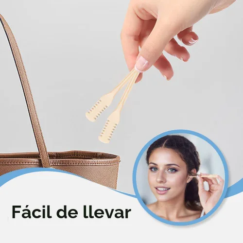 Vista 7 de Cortador de pelo nasal, 2026, nuevo recortador de vello de nariz para hombres y mujeres, herramienta de eliminación de vello manual portátil Beige