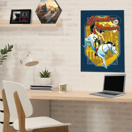 Vista 3 de MIGHTYPRINT DC Comics - Wonder Woman - Lasso of Victory - 17" x 24" Wall Art - Officially Licensed Collectible - Ideal for Gifting and Collecting