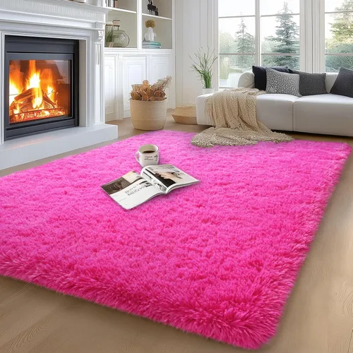 Vista 52 de qulint Alfombra negra para dormitorio, alfombra de área pequeña de 2 x 3 pies para habitación de niños, alfombra suave y mullida para sala de estar