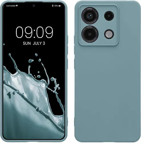 Vista 97 de kwmobile Funda compatible con Xiaomi Redmi Note 9S / 9 Pro / 9 Pro Max - Funda protectora de silicona TPU suave y delgada - Negro mate