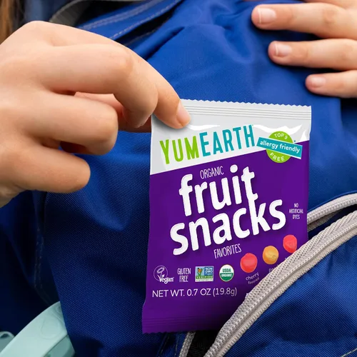 Vista 6 de YumEarth - Caja de botanas de frutas orgánicas, 0.7 oz (paquete de 10)
