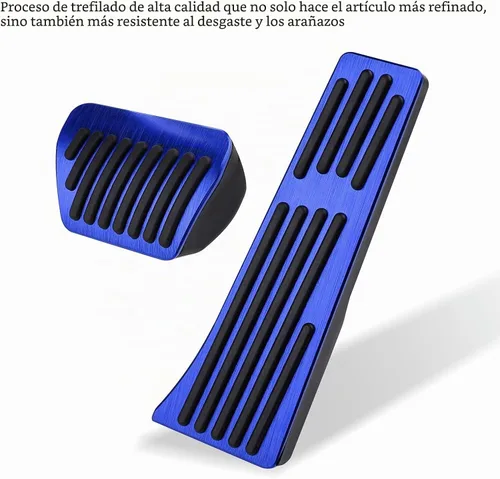 Vista 5 de Thenice para BMW 3 4 5 7 Series X3 X4 X5 X6 X7 Pedales Cubiertas Azul