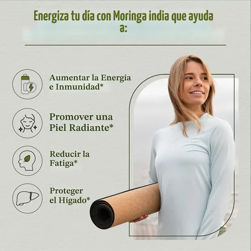 Vista 3 de Better Alt Polvo de moringa orgánico, certificado por USDA, polvo de hoja de moringa, perfecto para batidos, té, bebidas y recetas, superalimento