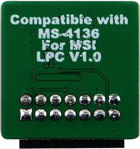 Vista 2 de Módulo TPM2.0 TPM LPC 14Pin Módulo con infineon SLB9665 para MSI Motherboard Compatible con TPM2.0 (MS-4136)