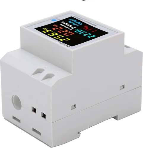 Vista 9 de Medidor de vatios-hora, medidor eléctrico LCD, medidor de electricidad monofásico, medidor de energía para el hogar, medidor de energía monofásico