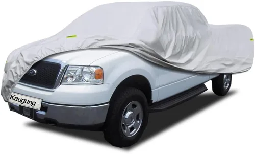 Vista 24 de Kaugung - Cubierta impermeable para camioneta, 7 capas resistentes, ajuste completo para Mitsubishi Raider 2006-2010, para todo clima, protección