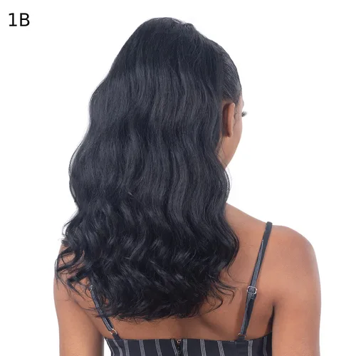 Vista 5 de FreeTress Equal Wig Cola de caballo Natural Me Natural Onda suelta (2)