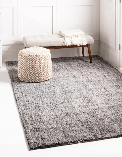 Vista 23 de Unique Loom Shaggy Chic Collection Alfombra de área, lanudo (2' x 3' 1", rectangular, azul arándano)