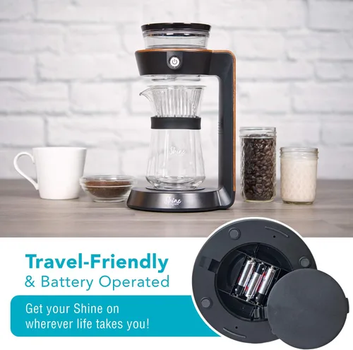 Vista 4 de Tribest Shine Kitchen Co. Autopour SCH-150 - Cafetera automática para verter