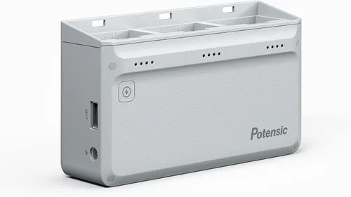 Vista 7 de Potensic Hub de carga paralelo Atom SE con 2 baterías inteligentes y 1 adaptador de carga súper rápida