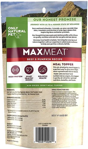 Vista 3 de Only Natural Pet MaxMeat Holistic - Comida seca al aire para perros, totalmente natural, alta proteína, sin granos e ingredientes limitados, hecha