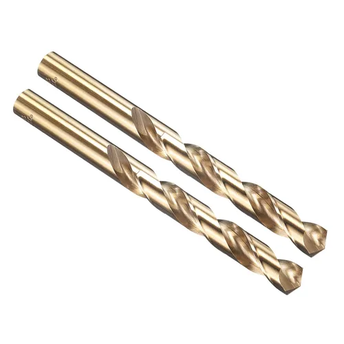 Vista 212 de PATIKIL Broca Jobber de 0.039 in, vástago recto M35 cobalto 5% acero de alta velocidad 135° acabado dorado para metal duro de acero inoxidable - 2