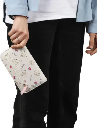Vista 7 de Bioworld Pokemon Pikachu Number 025 - Cartera tecnológica para mujer, Rosado, Personalizado