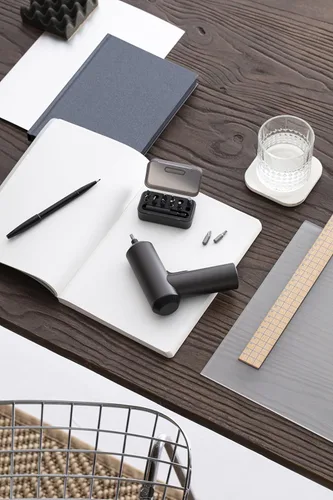 Vista 8 de Xiaomi Juego de destornilladores eléctricos de precisión – MI 3.6 V Kit de destornilladores pequeños de potencia inalámbrica con estuche portátil