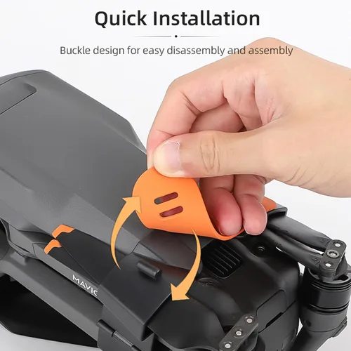 Vista 7 de Mavic 3 Soporte de hélice para DJI Mavic 3/Mavic 3 Pro Cámara Drone Accesorios, Hélices de silicona Protector Protector Estabilizador Cubierta