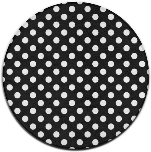 Vista 9 de Alfombra de yoga redonda suave, alfombra grande para decoración del hogar, antideslizante, lavable a máquina, alfombra circular de cocina y oficina