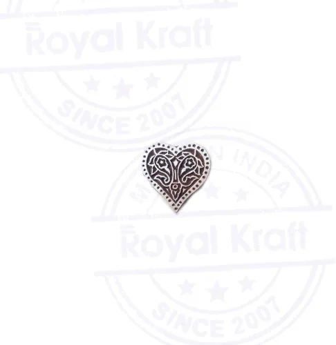 Vista 2 de Royal Kraft Sellos de madera DIY tela, textil, arcilla, cerámica, papel, bloques de impresión de henna THFtag001