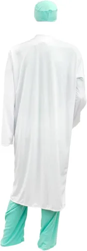 Vista 6 de Disfraz de Dashing Doctor de Halloween para adultos, disfraz divertido para hombre