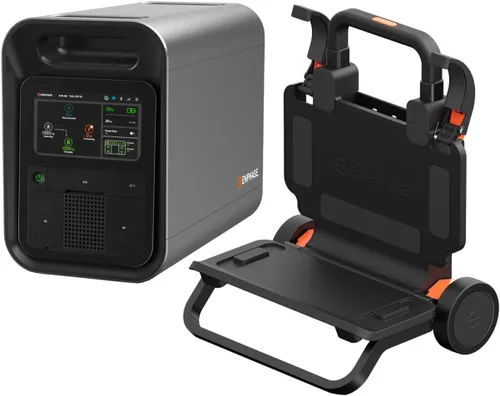 Vista 9 de Enphase IQ PowerPack 1500 Wh + 200W Nuevo kit de panel solar Generador solar certificado UL 9540A Corte de energía de respaldo para el hogar