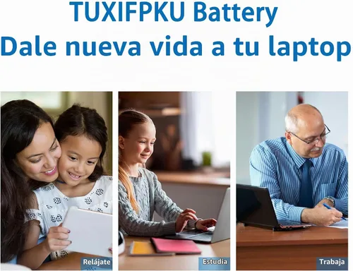 Vista 7 de Batería para portátil GK5KY de 43Wh Negro-1