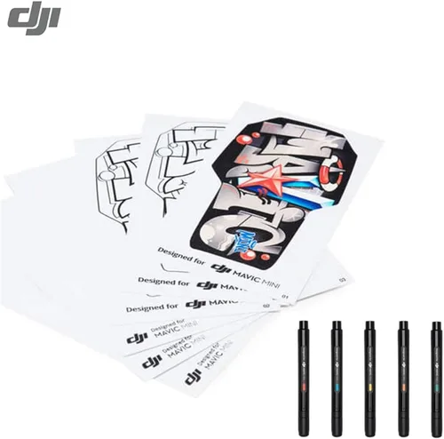 Vista 6 de Mavic Mini/Mini 2 DIY Kit creativo Accesorios Drone Mini Pegatina para DJI Mavic Mini/Mini 2 Pegatinas Set Dibujar a mano Piel para Drones Accesorios